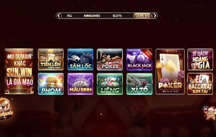 Điểm nổi bật của sảnh game bài Sunwin